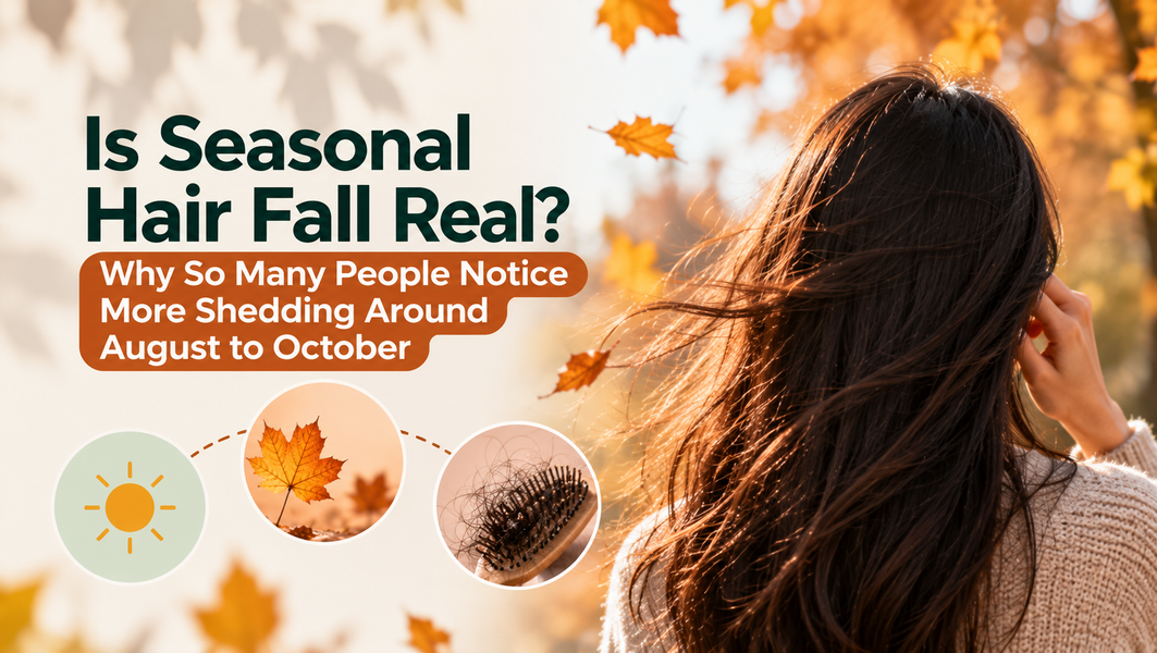 Is Seasonal Hair Fall Real? Why So Many People Notice More Shedding Around August to October