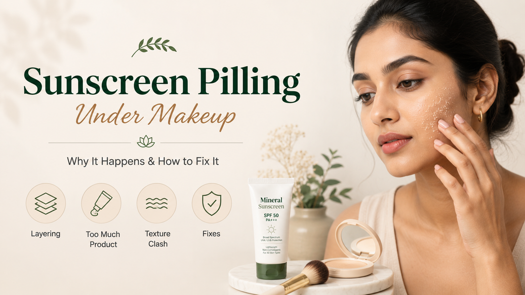 Sunscreen Pilling Under Makeup: Why It Happens and How to Fix It