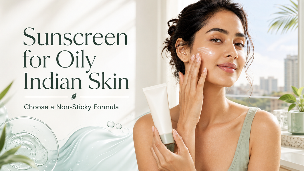 Sunscreen for Oily Indian Skin: How to Choose a Non-Sticky Formula
