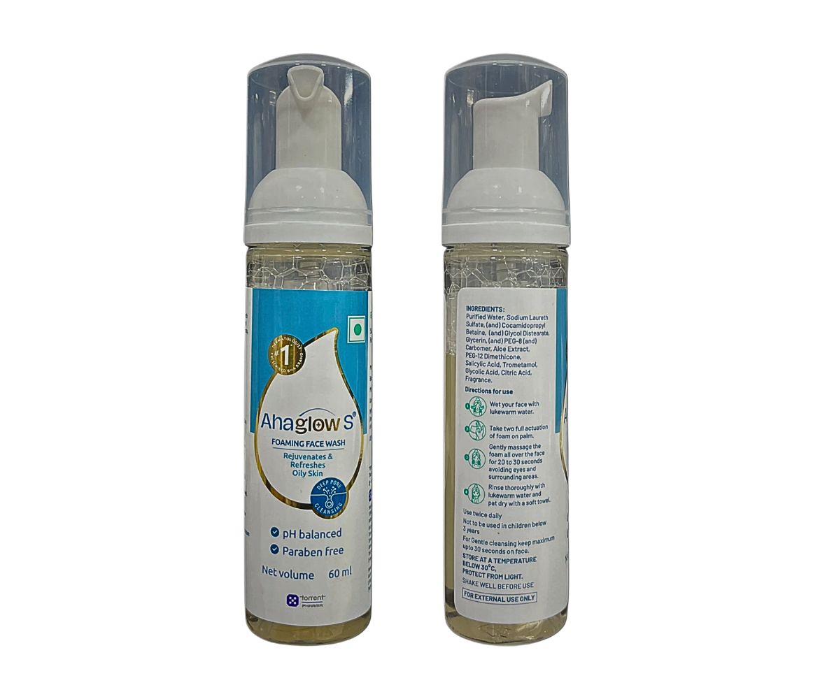 Ahaglow S Foaming Face Wash