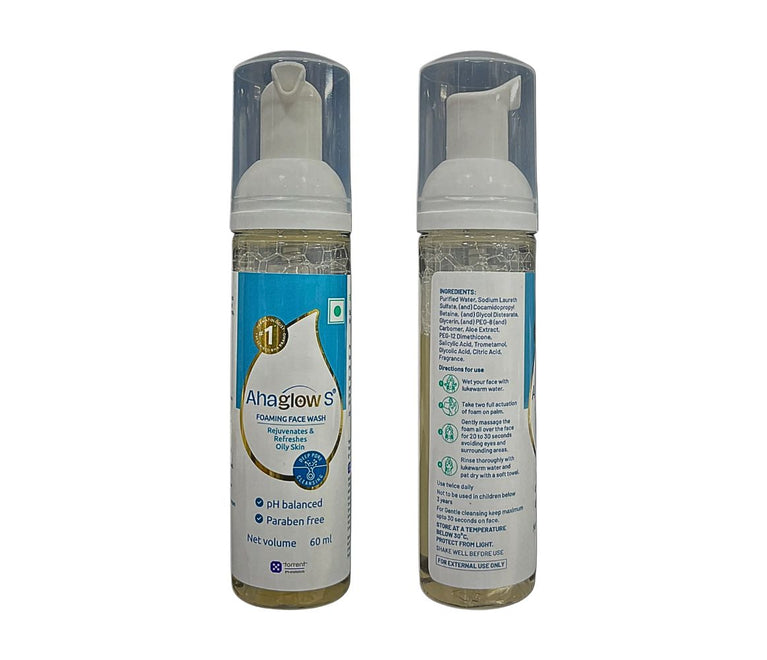 Ahaglow S Foaming Face Wash
