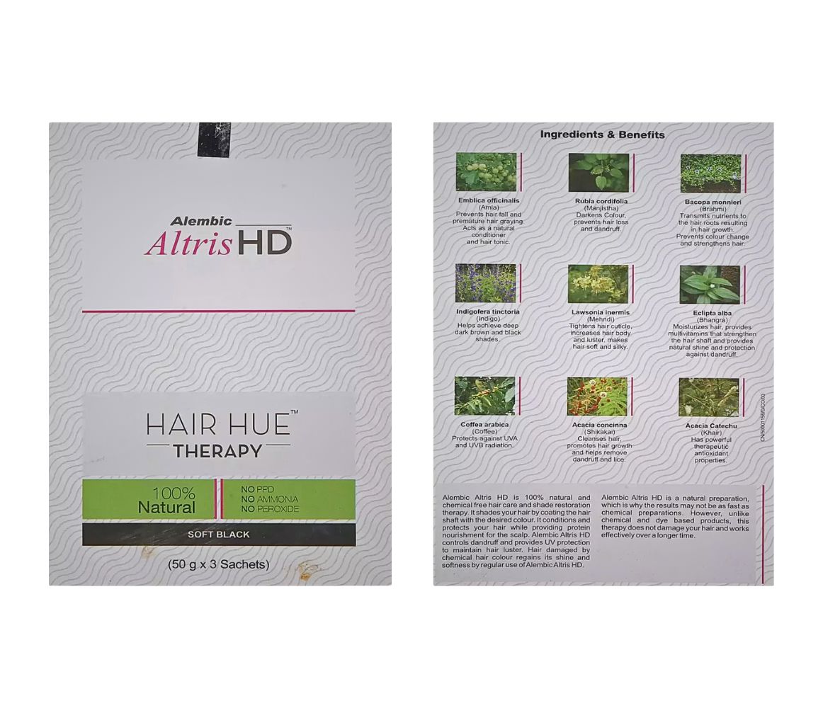 Altris HD Hair Hue Therapy Soft Black