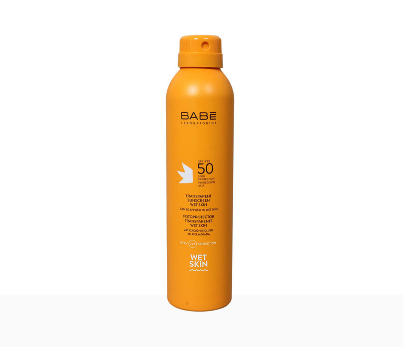 BABE Transparent Sunscreen Wet Skin