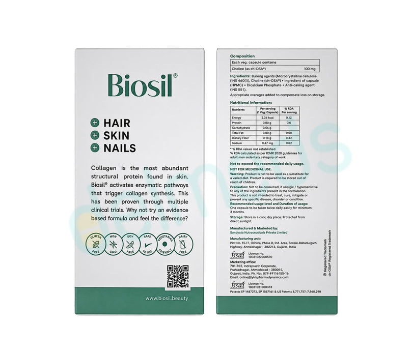 Biosil Collagen Generator Veg Capsule
