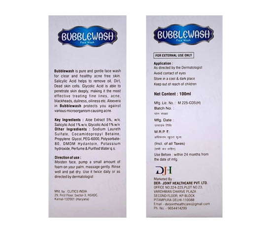 Bubblewash Face Wash
