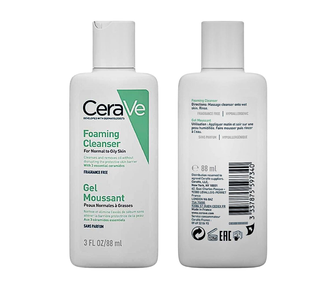 CeraVe Foaming Cleanser for Normal to Oily Skin