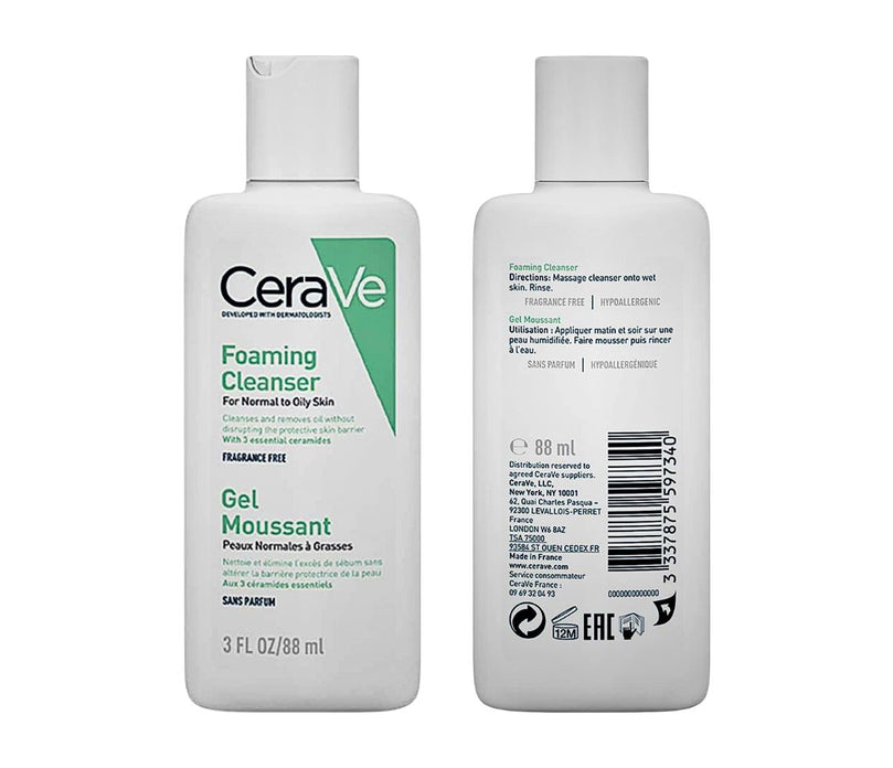 CeraVe Foaming Cleanser for Normal to Oily Skin