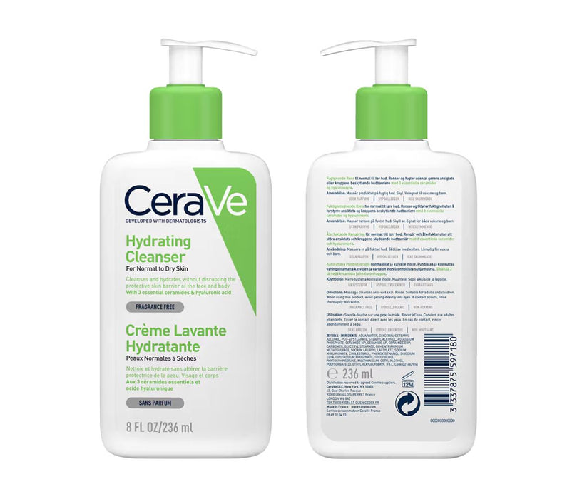 CeraVe Hydrating Cleanser for Normal to Dry Skin
