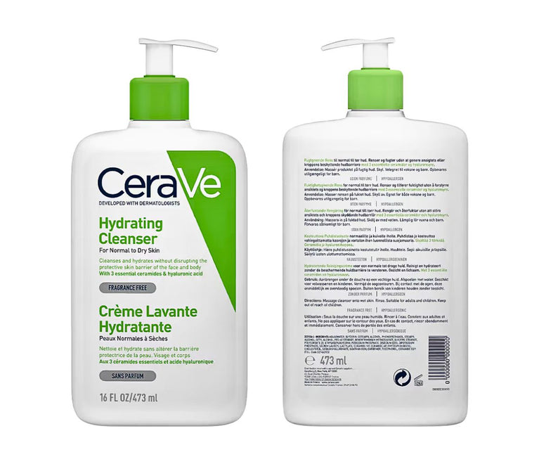 CeraVe Hydrating Cleanser for Normal to Dry Skin