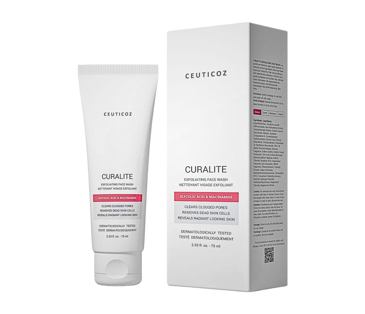Ceuticoz Curalite Exfoliating Face Wash