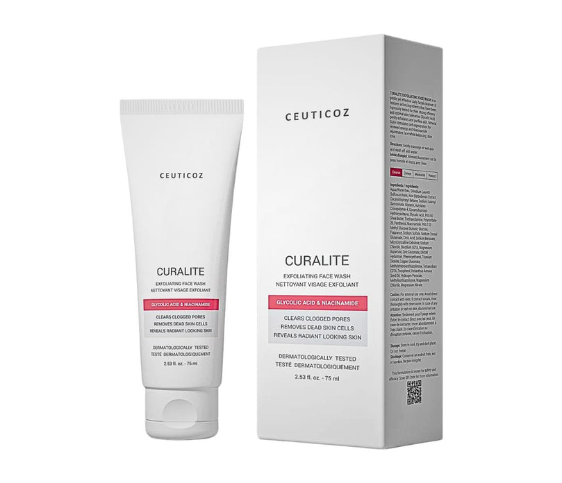 Ceuticoz Curalite Exfoliating Face Wash