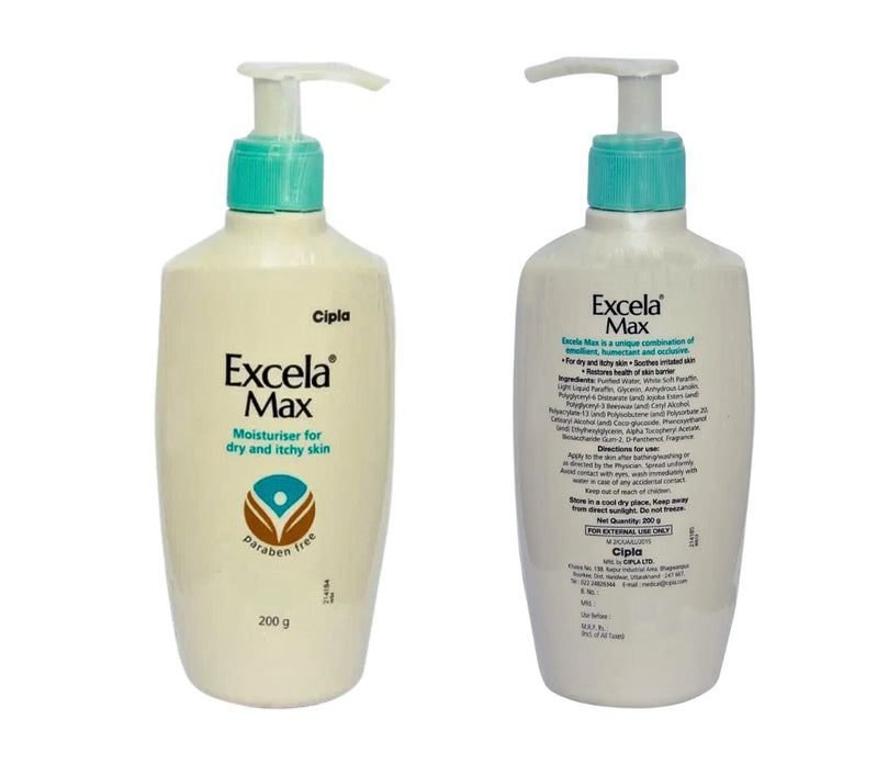 Cipla Excela Max Moisturiser For Dry and Itchy Skin