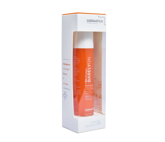 DERMATICA RAY: Protect Barelyon Fluid Sunscreen SPF 50