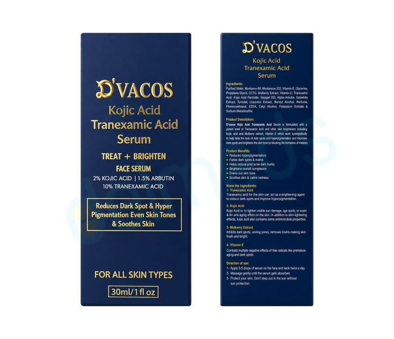 D'Vacos Kojic Acid Tranexamic Acid Face Serum