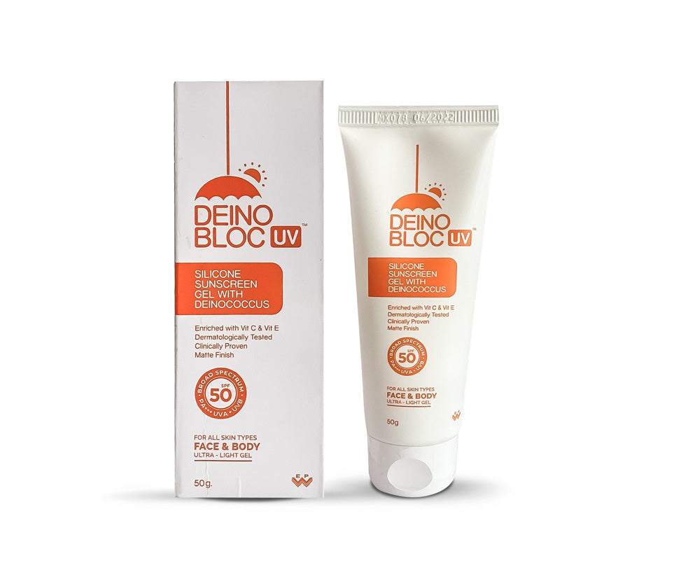 Deino Bloc UV Silicone Sunscreen Gel SPF50 PA+++ – DelMeds.com