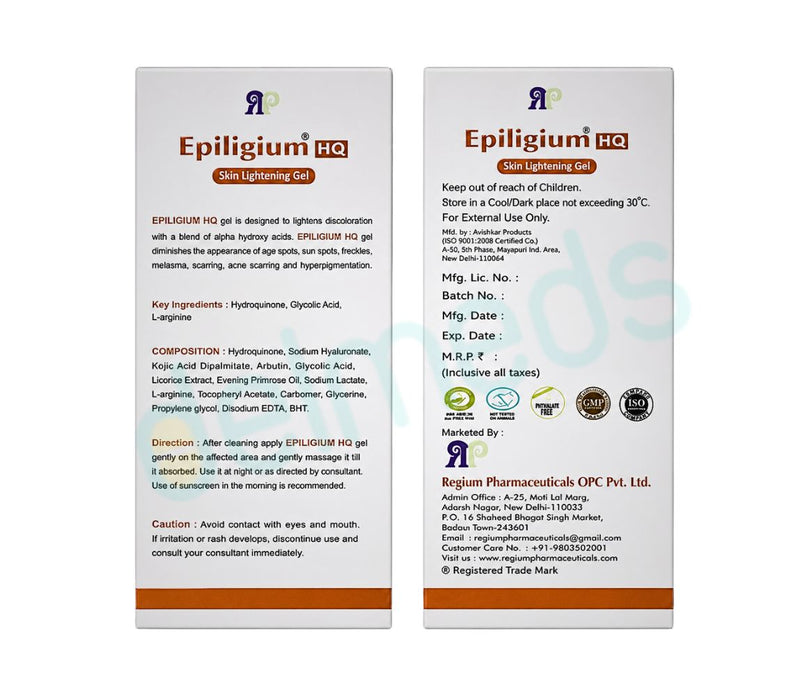Epiligium-HQ Skin Lightening Gel