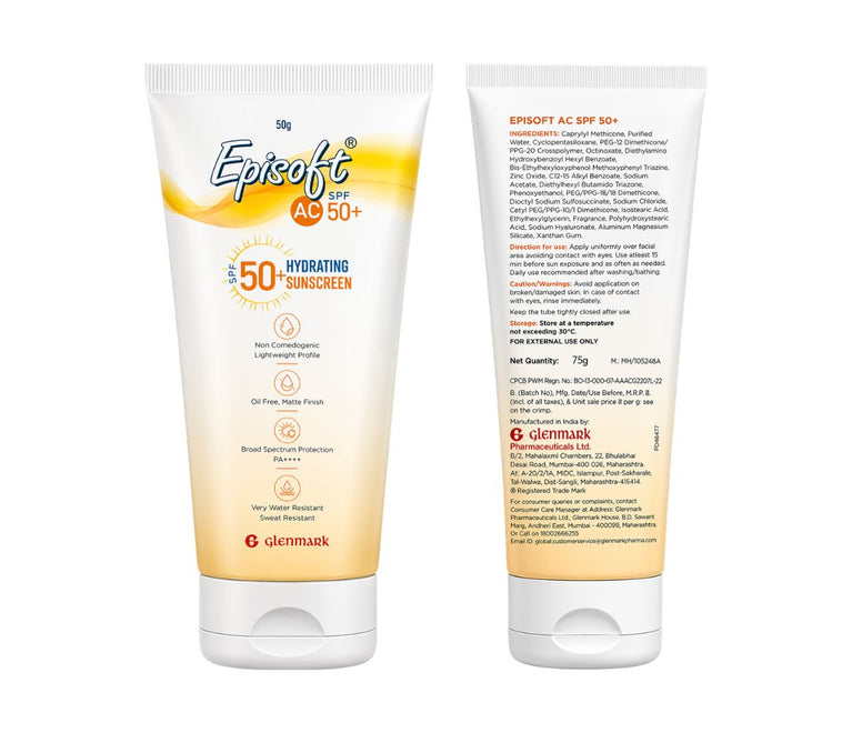Episoft AC Hydrating Sunscreen SPF 50+ PA++++