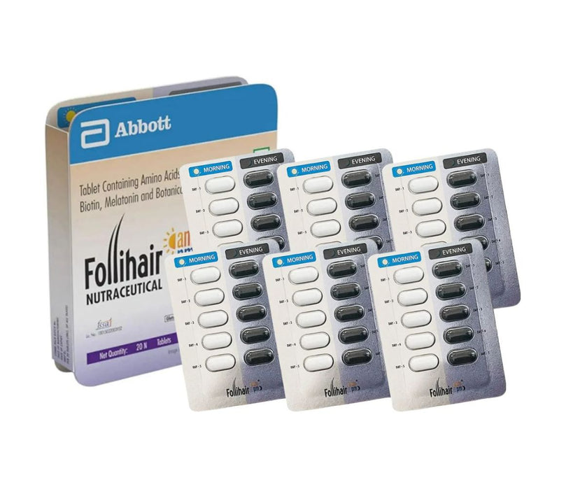 Follihair Nutraceutical AM PM Tablet