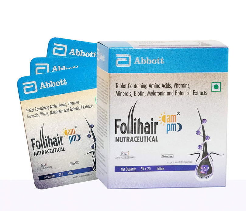 Follihair Nutraceutical AM PM Tablet
