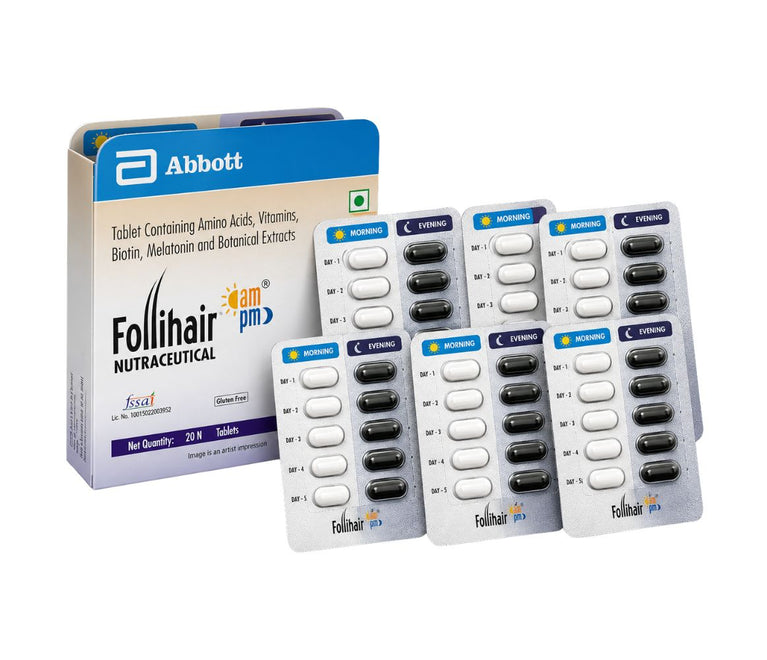 Follihair Nutraceutical AM PM Tablet