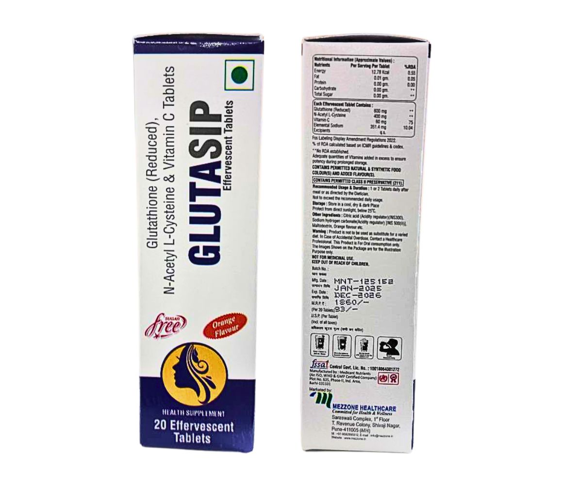Glutasip Effervescent Tablets