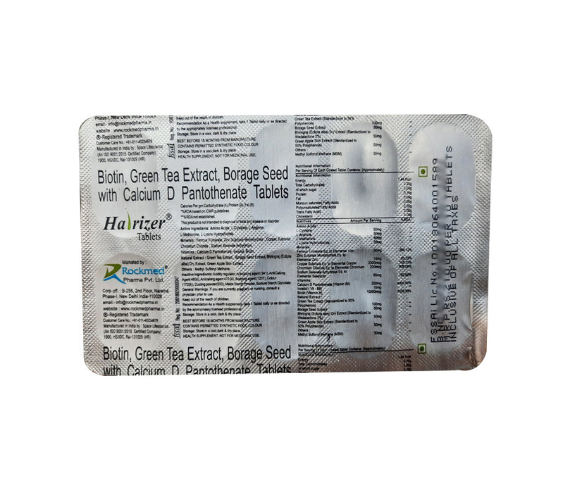 Hairizer Tablet Strip