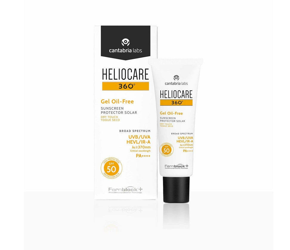 Heliocare 360 Gel Oil Free Sunscreen Protector Solar 50/PA ...