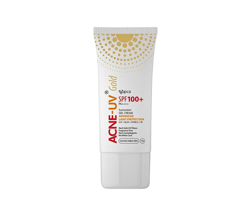 IPCA Acne-UV Gold Sunscreen Gel Cream SPF 100+ PA++++