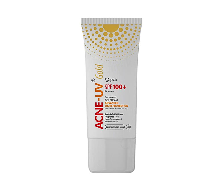 IPCA Acne-UV Gold Sunscreen Gel Cream SPF 100+ PA++++