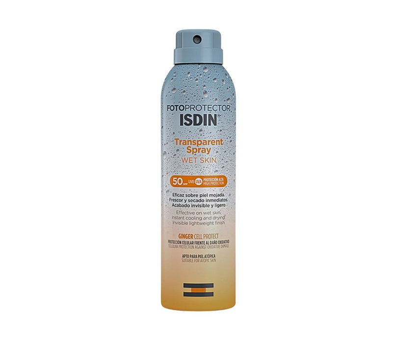 ISDIN Fotoprotector Wet Skin Transparent Spray Sunscreen SPF 50