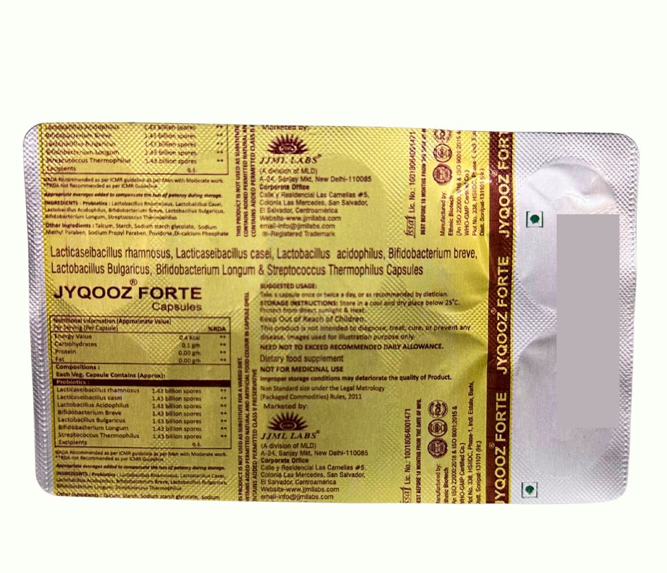 Jyqooz Forte Veg Capsules back