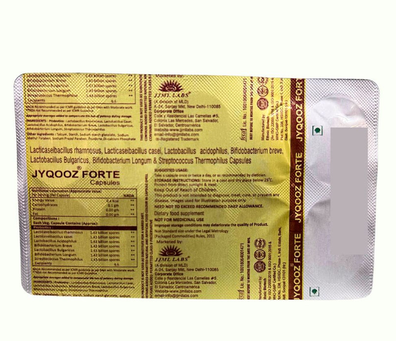 Jyqooz Forte Veg Capsules back
