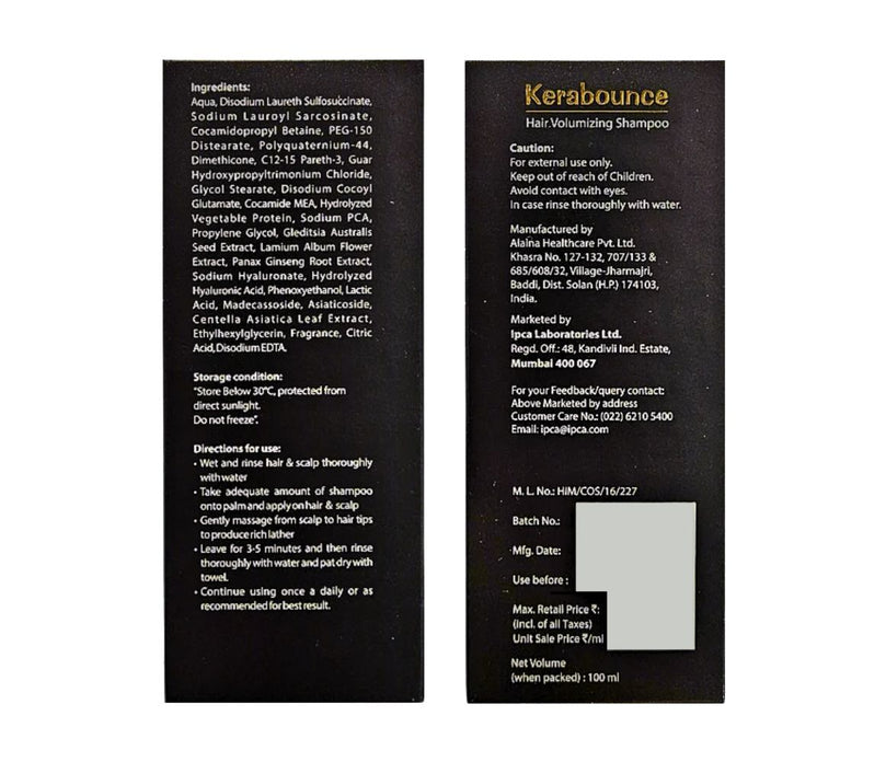 Kerabounce Hair Volumizing Shampoo