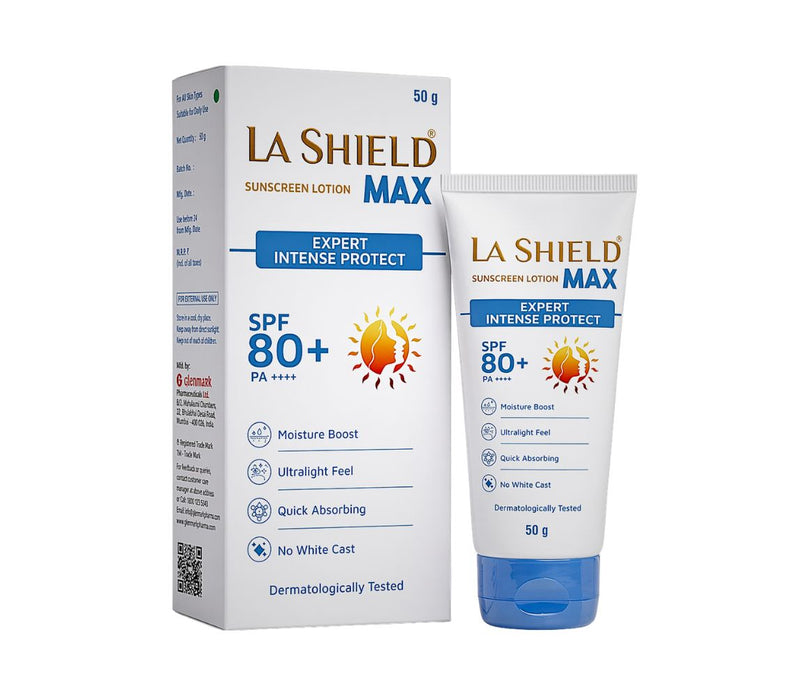 La Shield Max Expert Intense Protect Sunscreen Lotion SPF 80+ PA++++