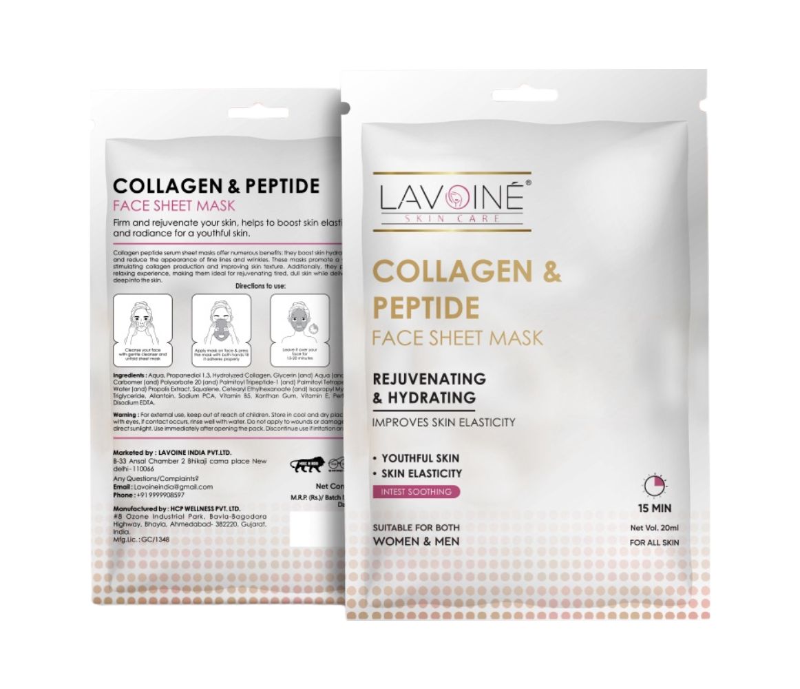 Lavoine Collagen & Peptide Face Sheet Mask