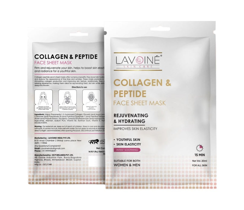 Lavoine Collagen & Peptide Face Sheet Mask