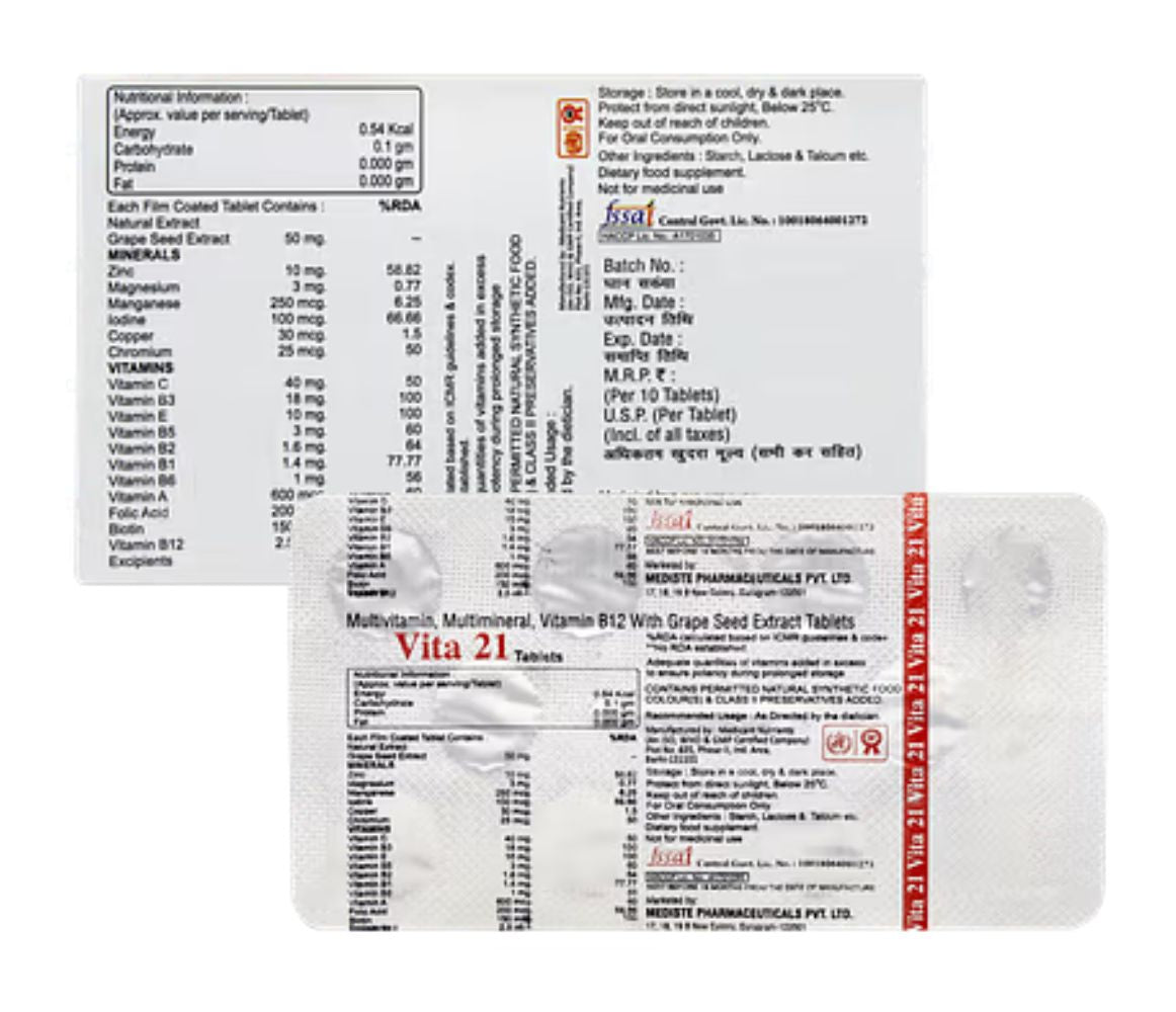 Mediste Vita 21 Tablets