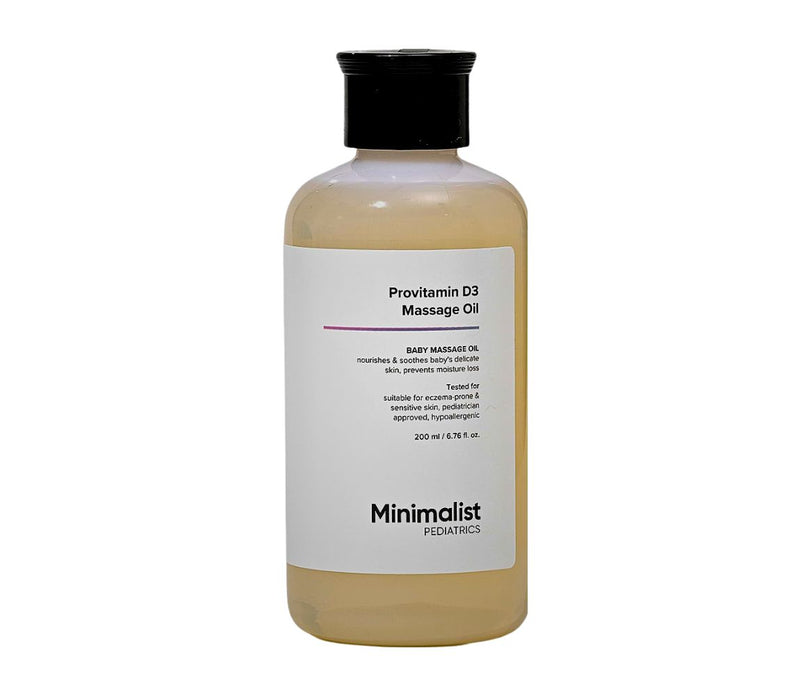Minimalist Pediatrics Provitamin D3 Baby Massage Oil