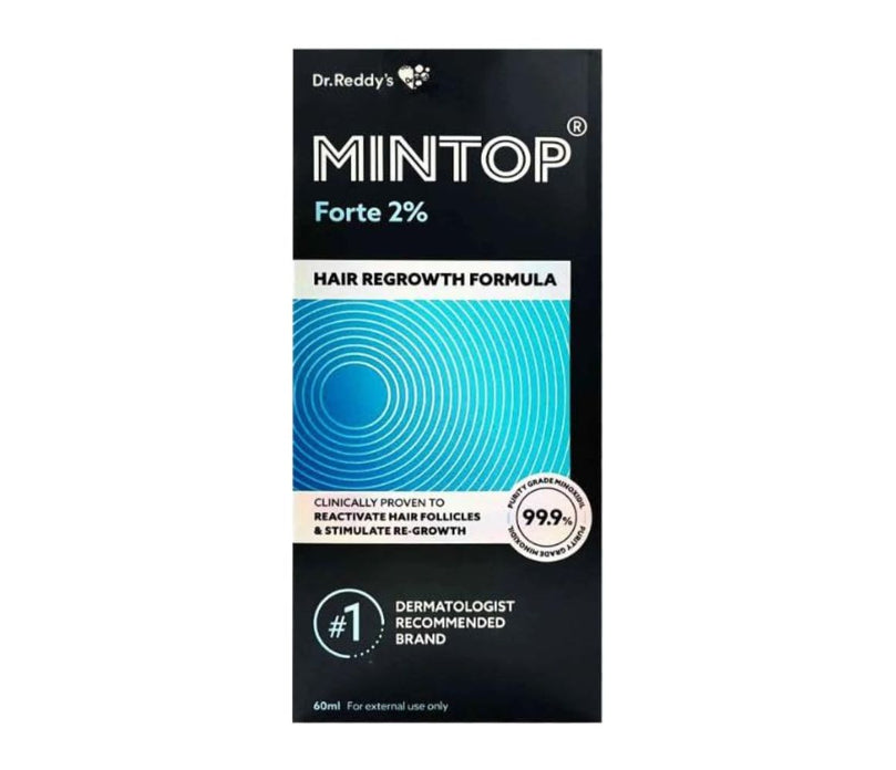 Mintop Forte 2% Topical Solution Hair Regrowth Formula