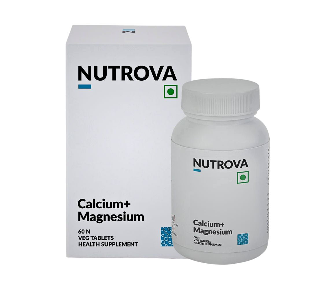 Nutrova Calcium + Magnesium Health Supplement Tablet