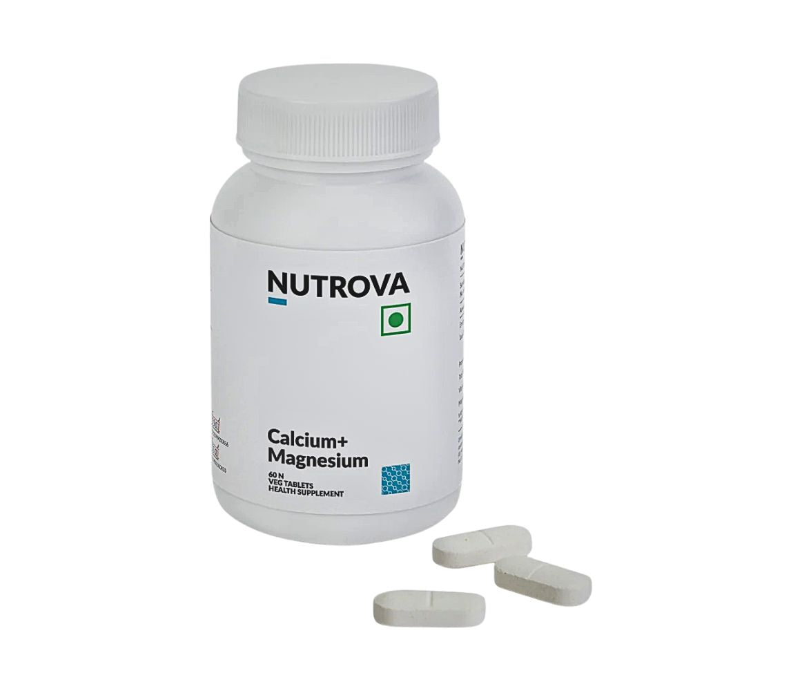 Nutrova Calcium + Magnesium Health Supplement Tablet