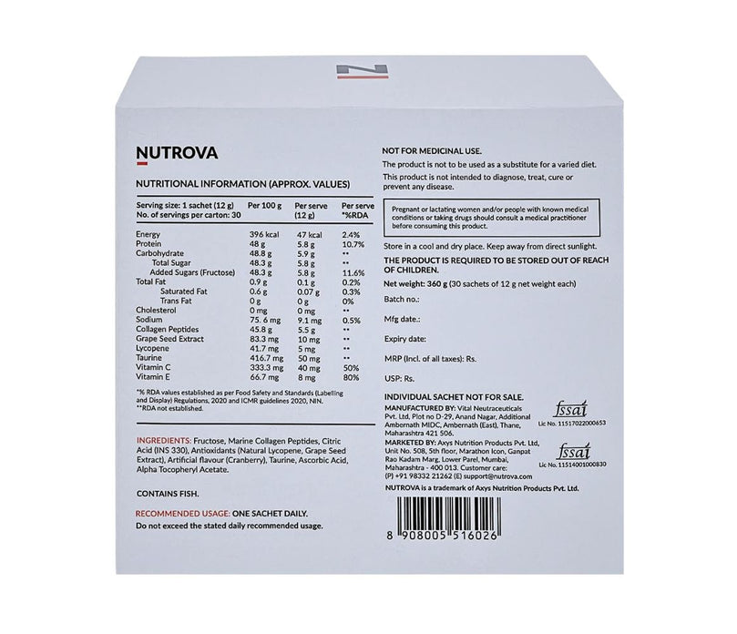 Nutrova Collagen+Antioxidants