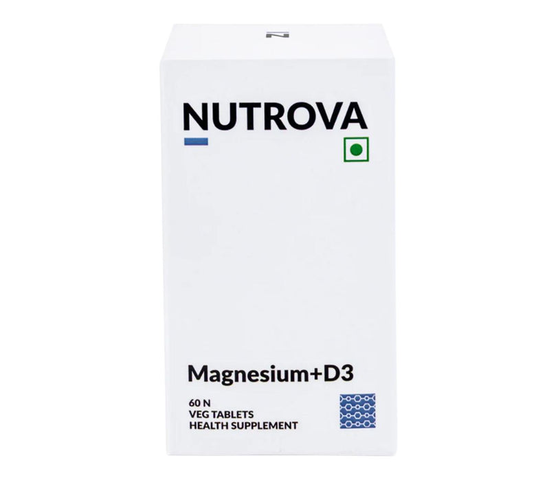 Nutrova Magnesium + D3 Health Supplement Tablet