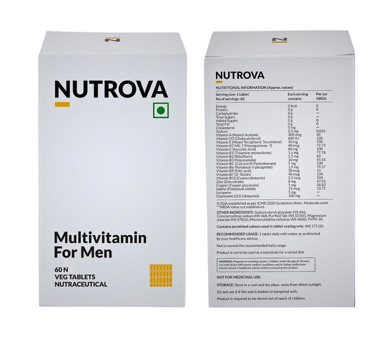 Nutrova Multivitamin For Men