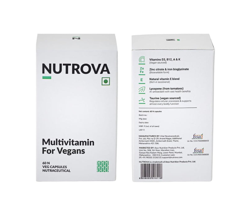 Nutrova Multivitamin For Vegans
