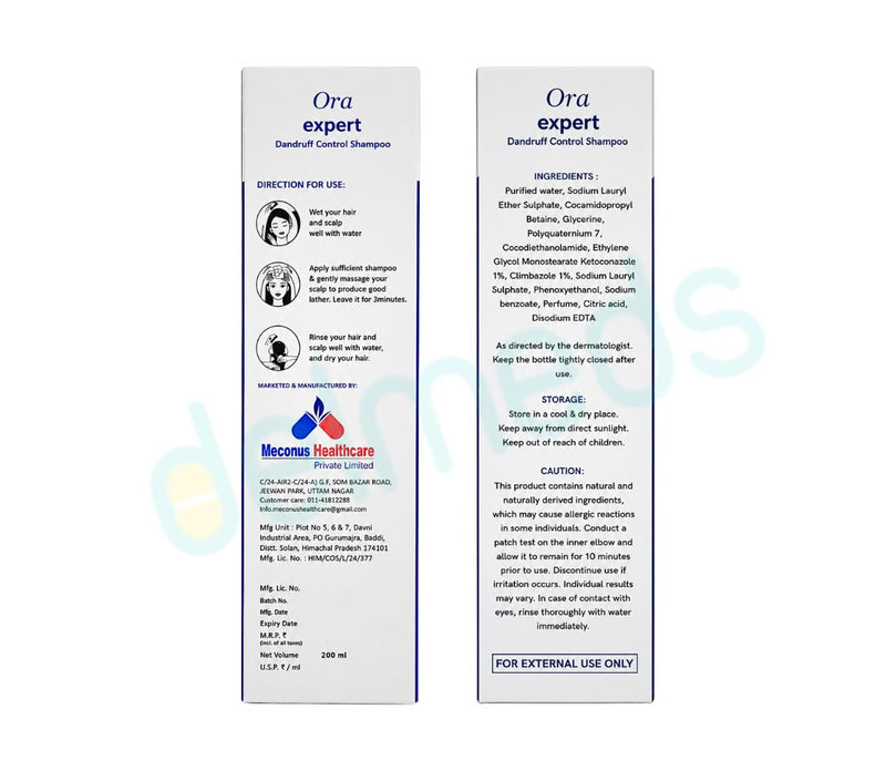 Ora Expert Dandruff Control Shampoo