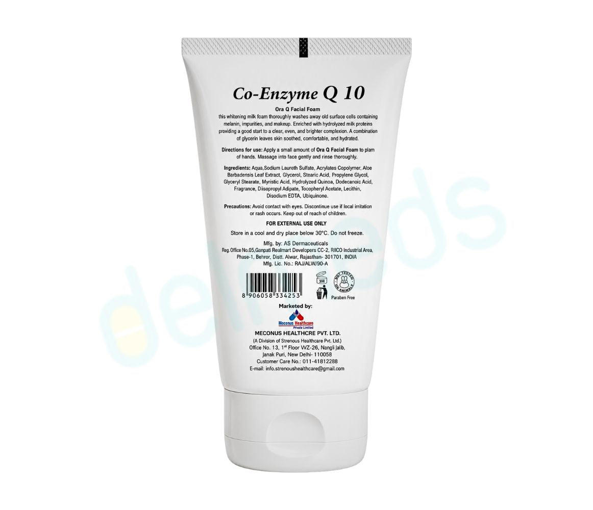 Ora Q Whitening Facial Foam