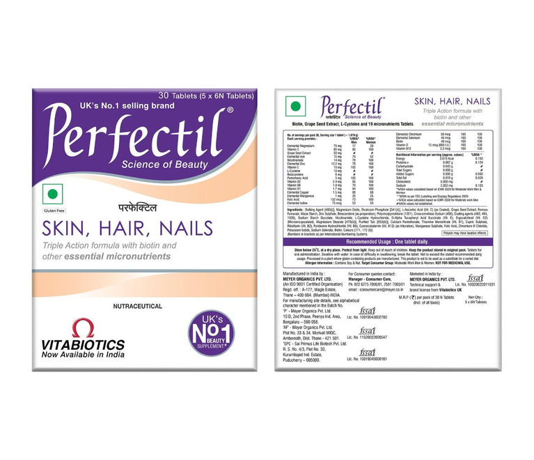 Perfectil Skin Hair Nails Care Tablets