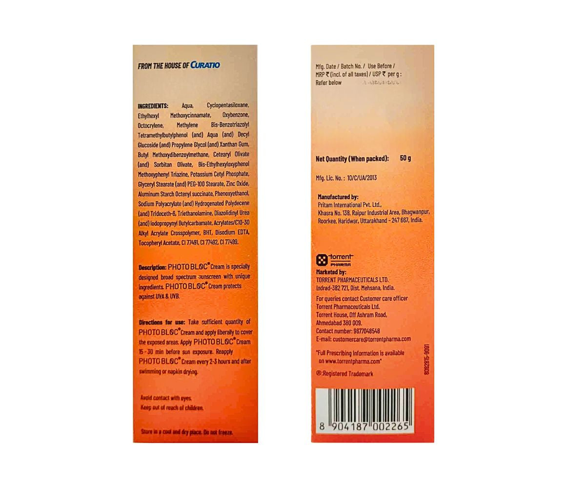 Photobloc Cream SPF 50+ PA++++