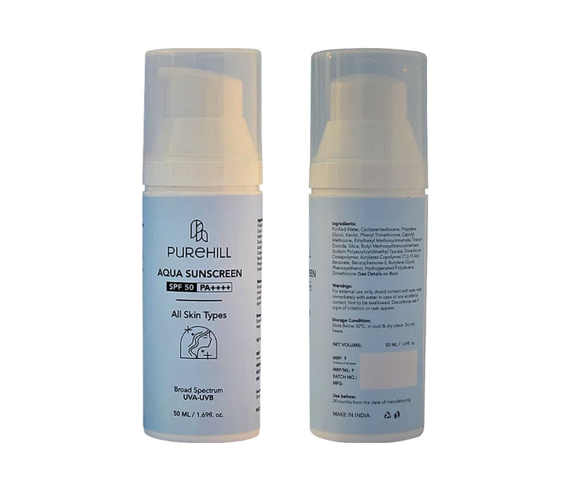 Purehill Aqua Sunscreen SPF 50 PA++++